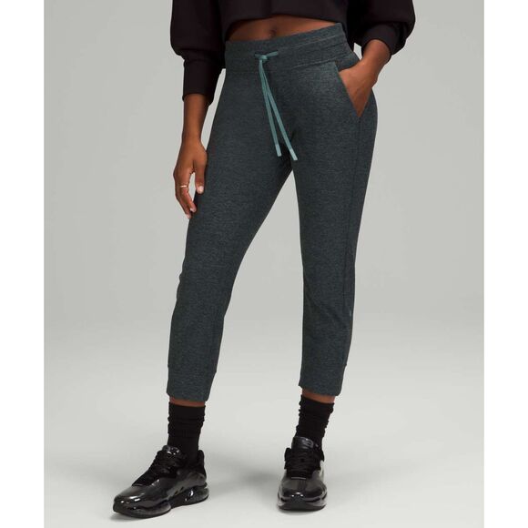 Lululemon Ready to Rulu Jogger Crop Heathered Tidewater Teal / Black - Picture 2 of 8